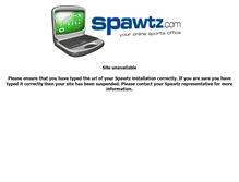Tablet Screenshot of futsal.spawtz.com